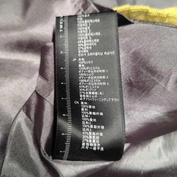 Twelve Dress Woman's Small Silk Beaded Gray Party Steampunk Gothic Formal - Picture 14 of 16